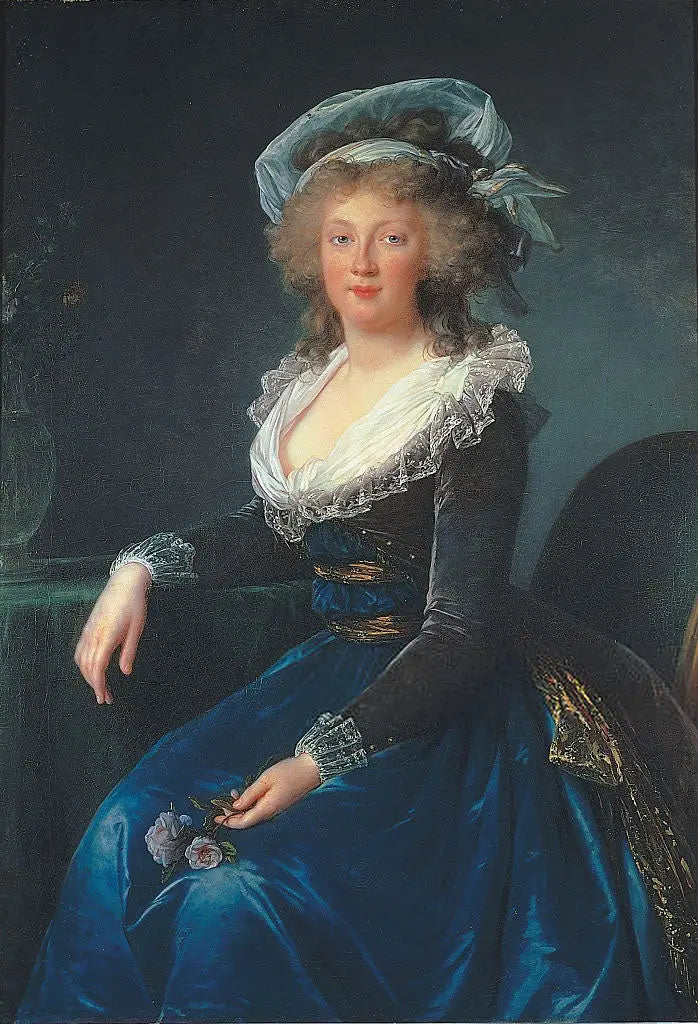 Retrato de Maria Teresa de Bourbon-Sicília - Élisabeth Vigée Le Brun