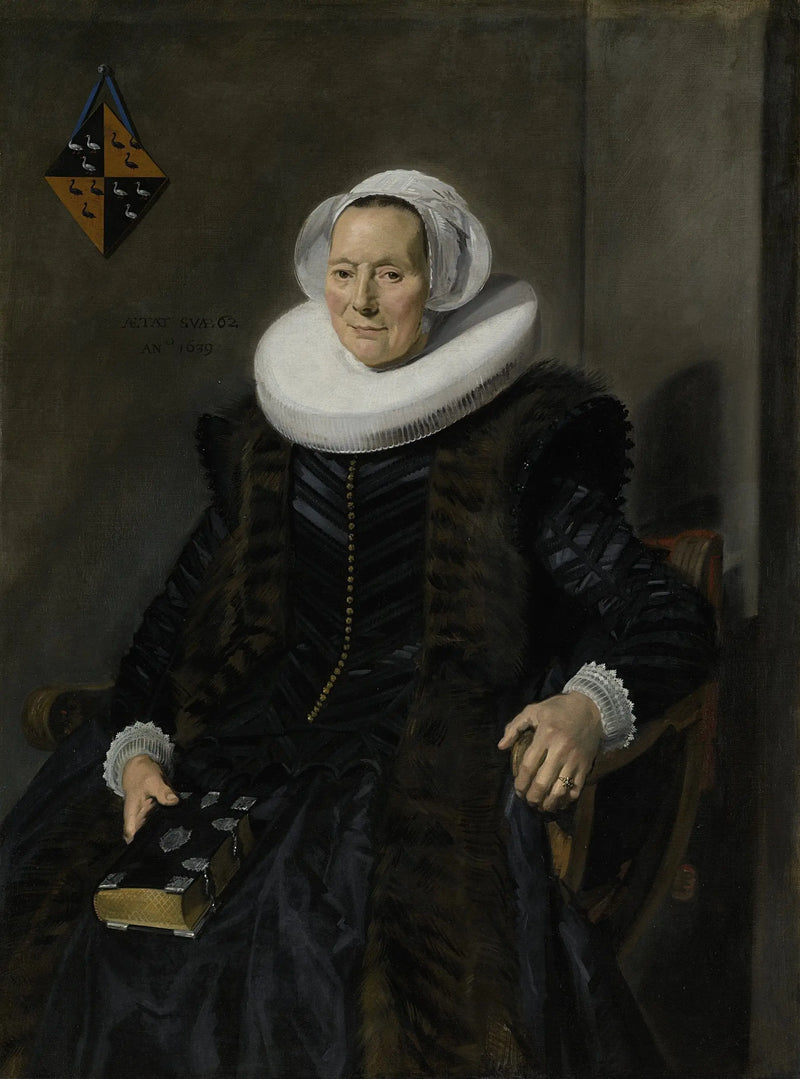 Retrato de Maritge Claesdr. Voogt (....-1644) - Frans Hals