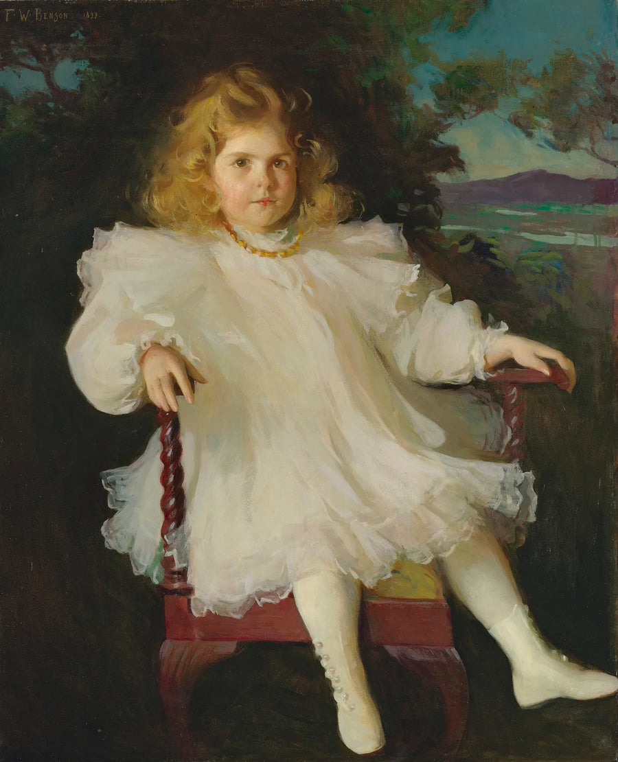 Retrato de Marjorie Coldwell Westinghouse - Frank Weston Benson