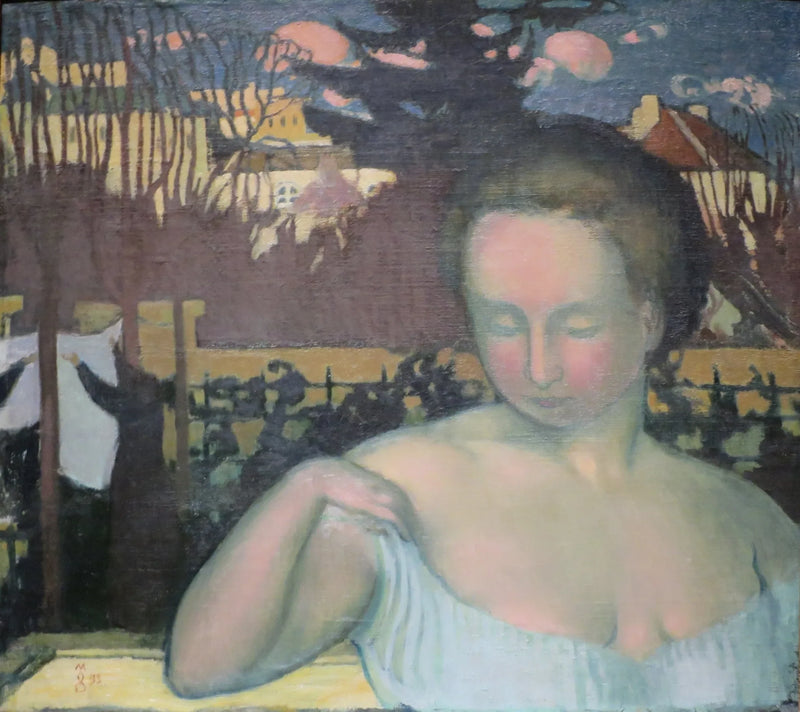 Retrato de Marthe Denis, esposa do artista - Maurice Denis