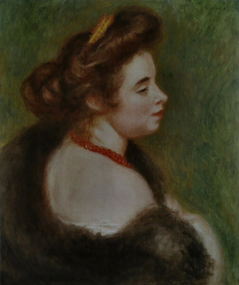 Retrato de Marthe Denis - Pierre-Auguste Renoir