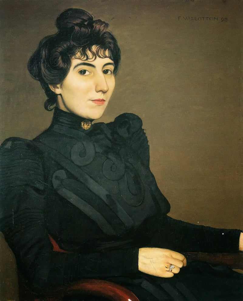Retrato de Marthe Mellot - Félix Vallotton