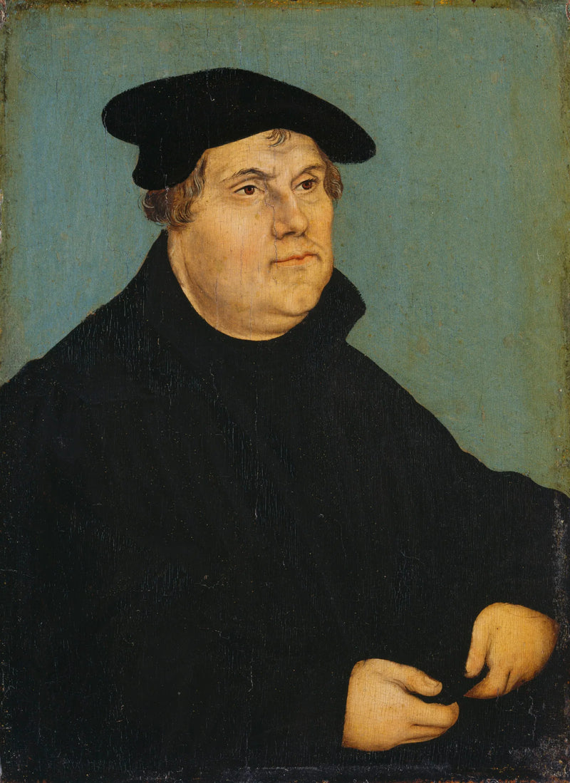 Retrato de Martin Luther - Lucas Cranach, o Velho