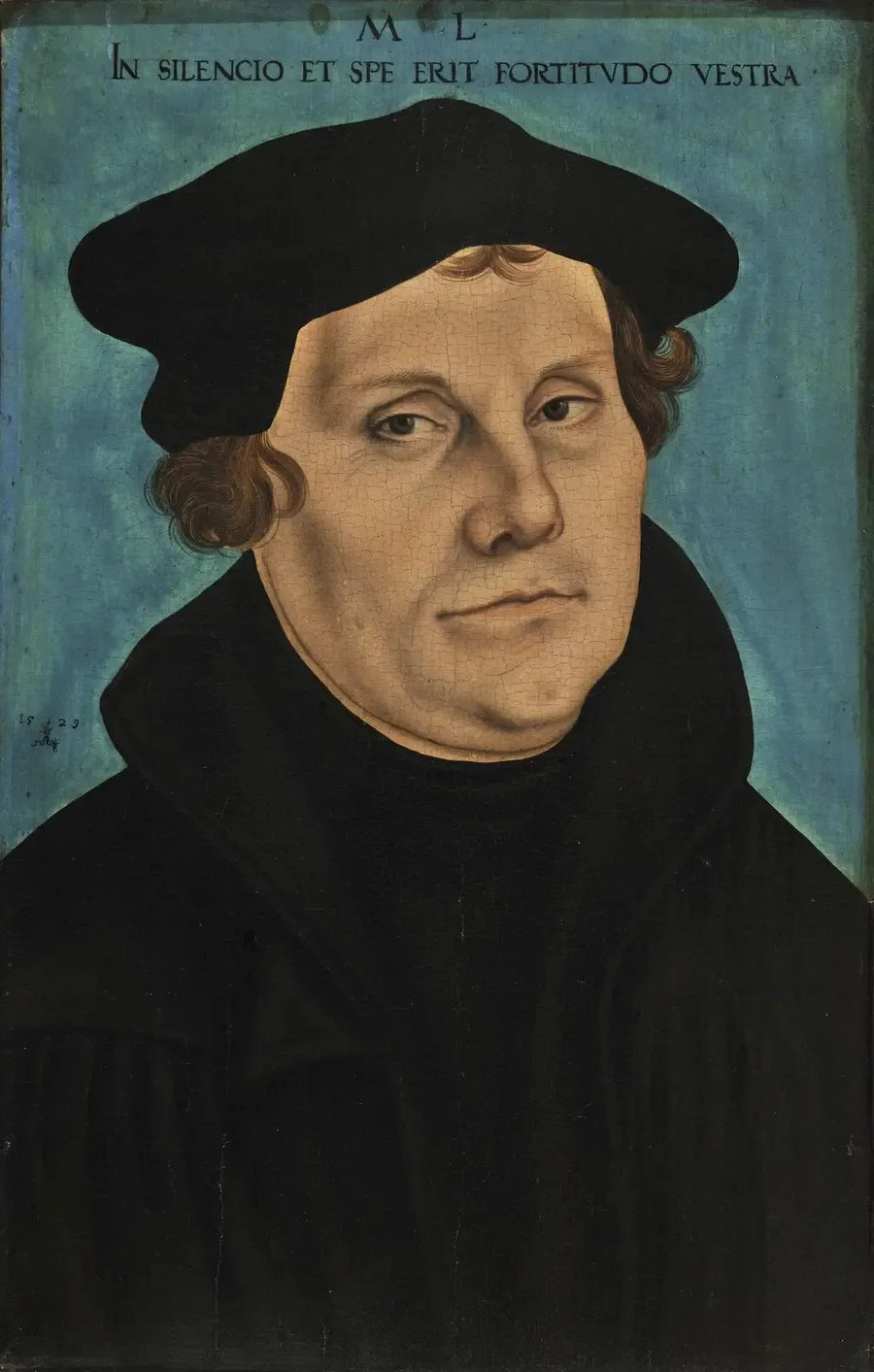 Retrato de Martin Luther - Lucas Cranach, o Velho