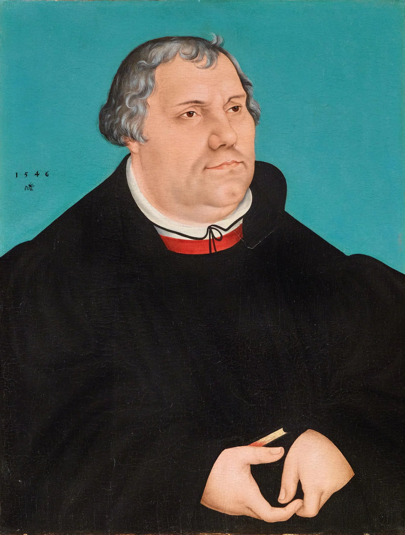 Retrato de Martin Luther - Lucas Cranach, o Velho