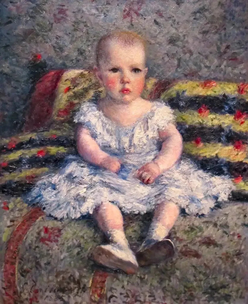 Retrato de Maurice Hugot, criança - Gustave Caillebotte