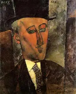 Retrato de Max Jacob - Amedeo Modigliani