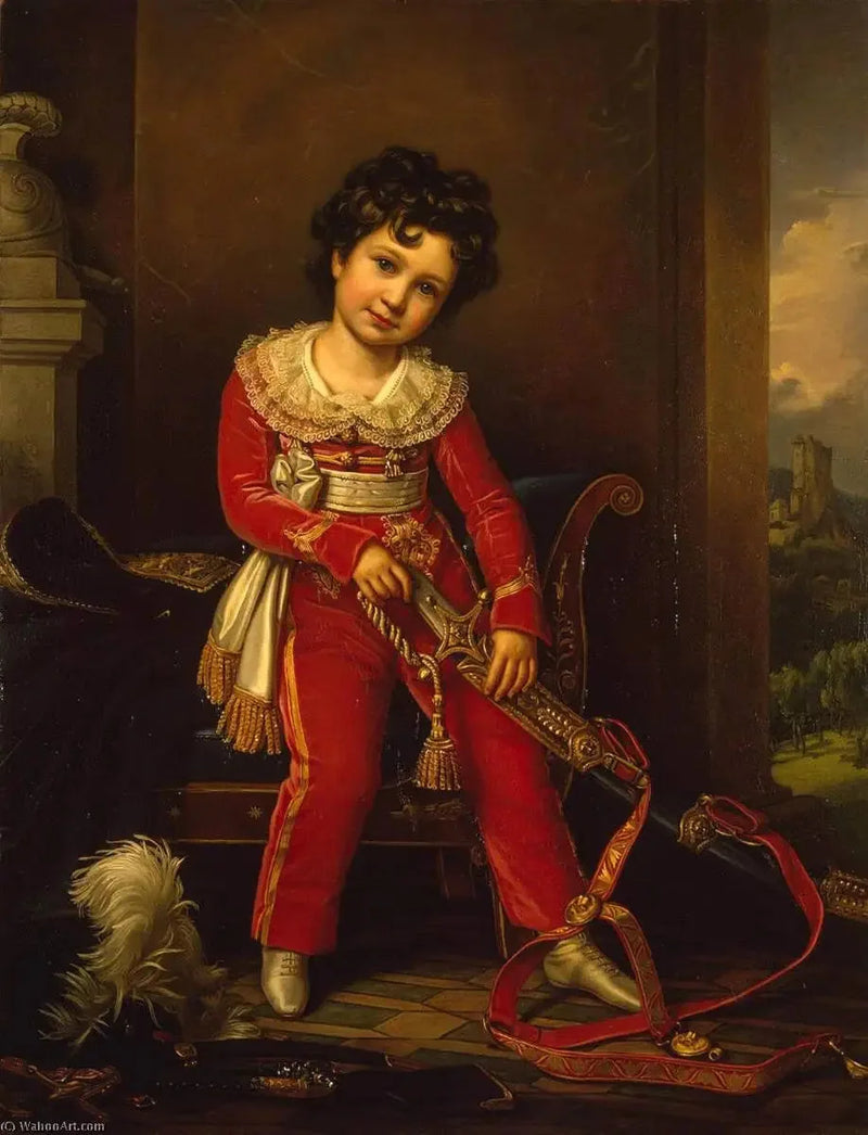 Retrato de Maximilien, duque de Leuchtenberg - Joseph Karl Stieler