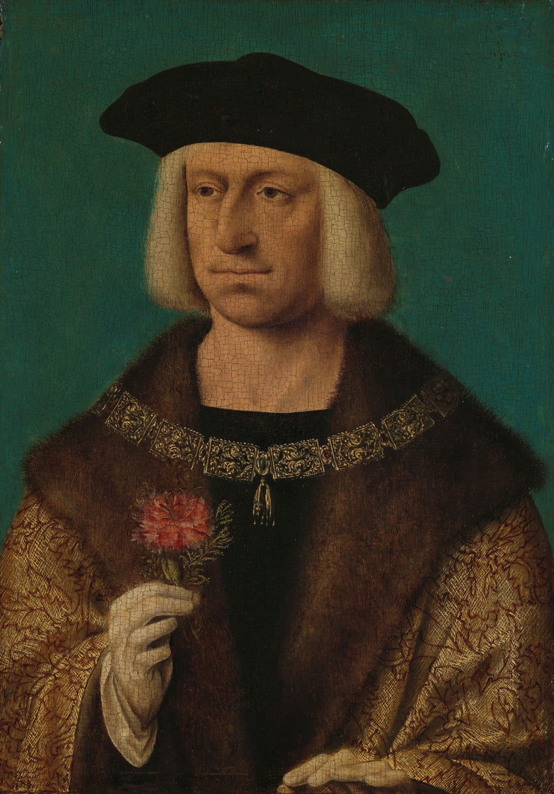 Retrato de Maximiliano I (1459-1519) - Joos van Cleve