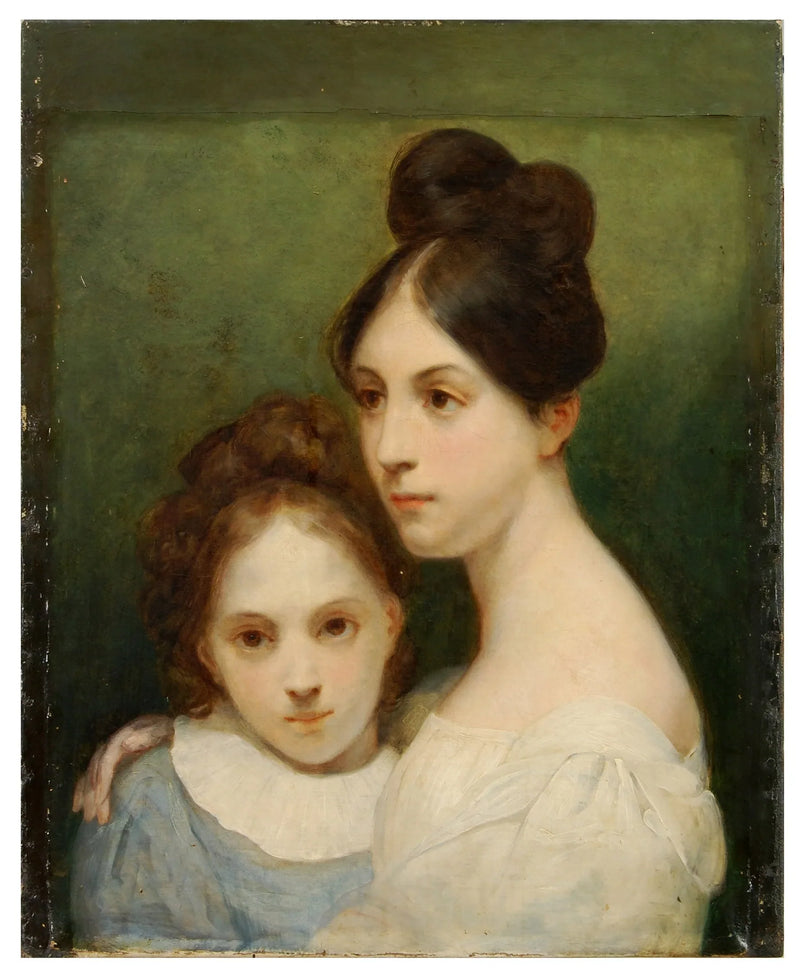 Retrato das senhoritas de La Fayette, netas do general de La Fayette (1757-1834) - Ary Scheffer