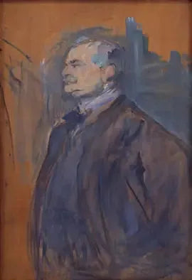 Retrato de Michel Manzi - Henri de Toulouse-Lautrec