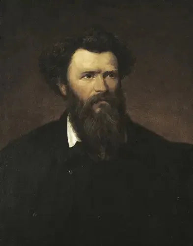 Retrato de Miklós Izsó - Viktor Madarász