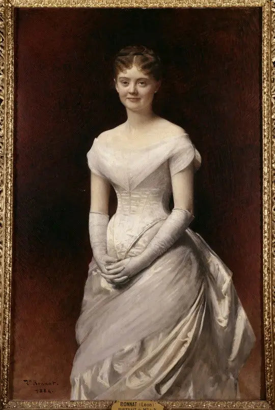 Retrato da Srta. Denouille - Léon Bonnat