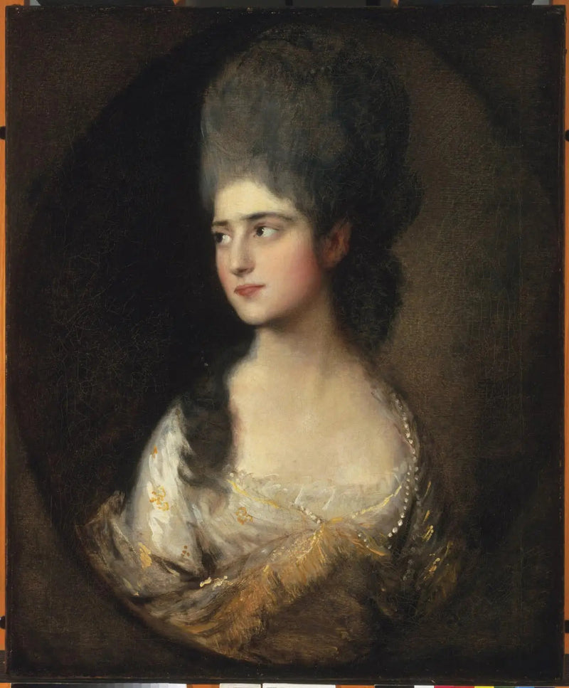 Retrato da Srta. Elizabeth Linley [mais tarde Sra. Richard Brinsley Sheridan] - Thomas Gainsborough