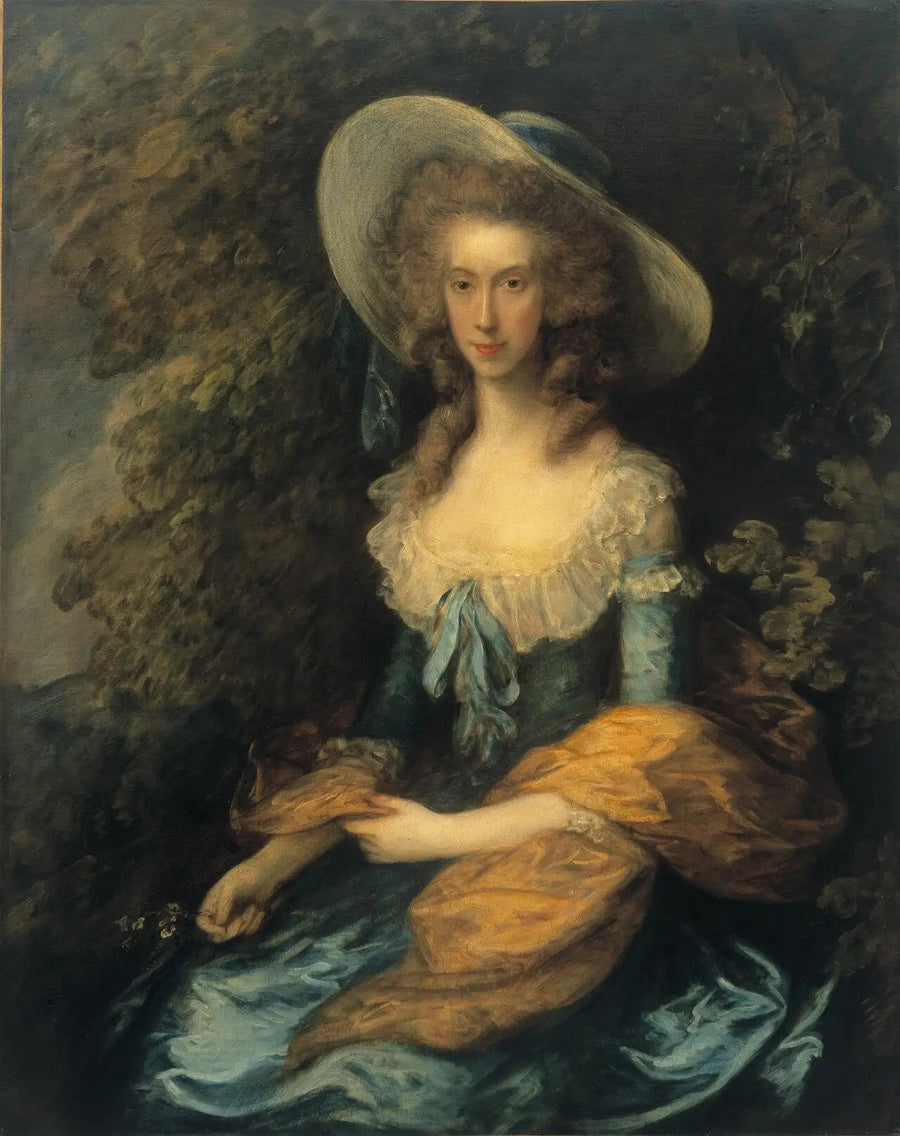 Retrato da Srta. Evans - Thomas Gainsborough