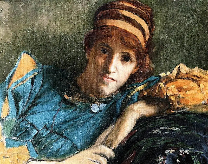 Retrato da Srta. Laura Theresa Epps (Lady Alma Tadema) - Lawrence Alma-Tadema