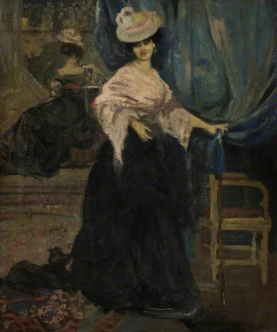 Retrato de Sra. Amy Halford - Charles Conder