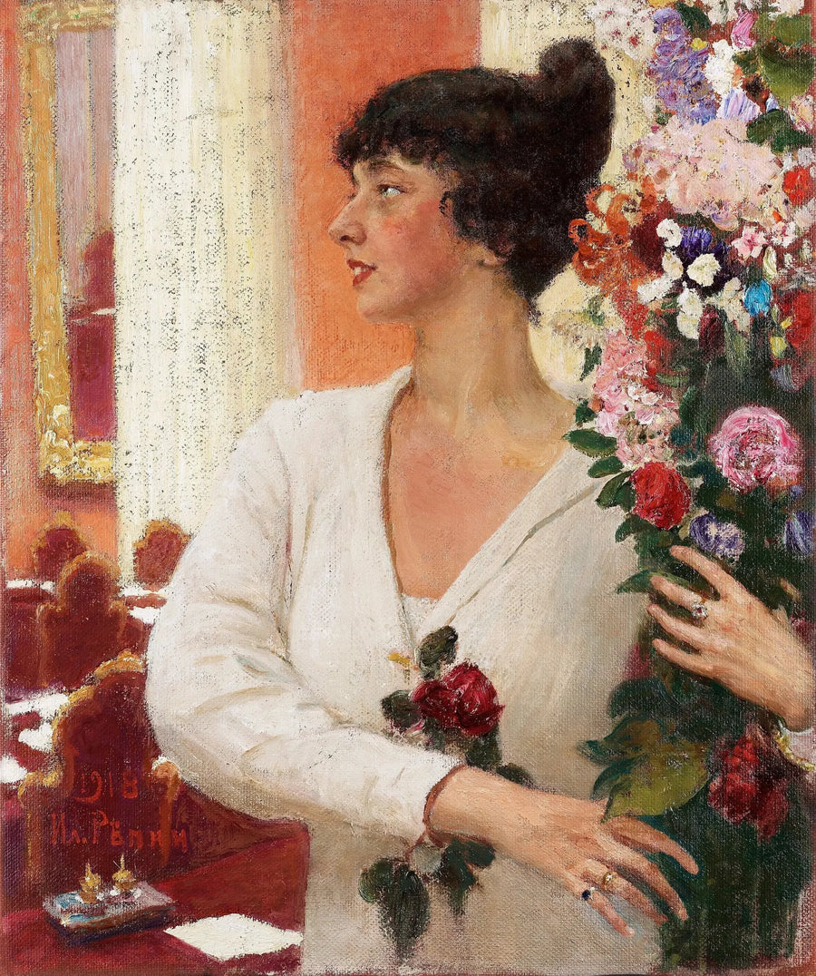 Retrato da Sra. Béatrice Levi - Ilya Repin