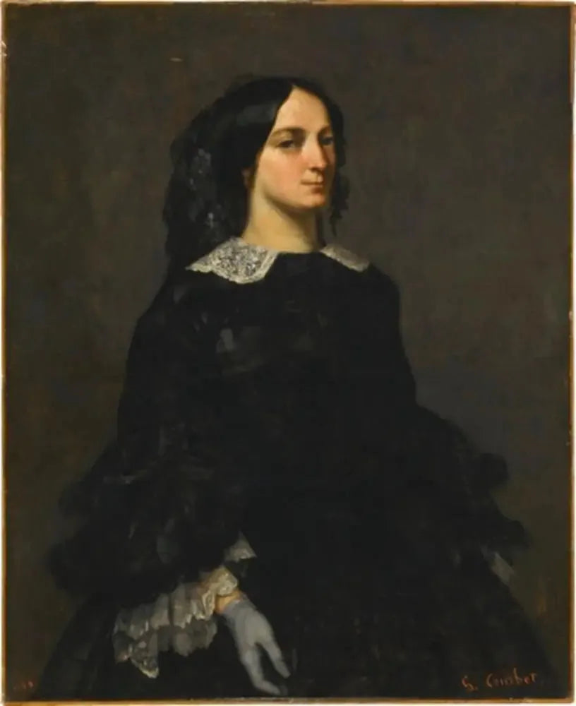Retrato da Sra. Charles Maquet - Gustave Courbet