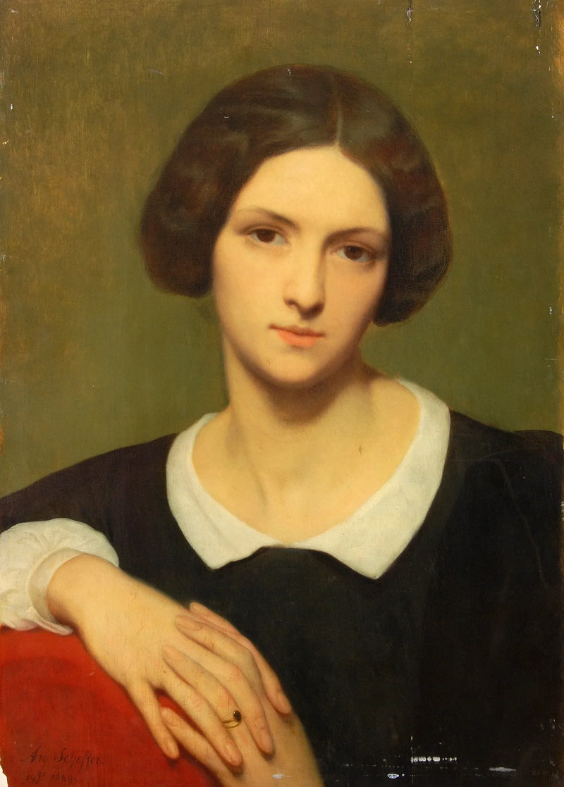 Retrato da Sra. Cornelia Marjolin, née Scheffer, aos 19 anos - Ary Scheffer