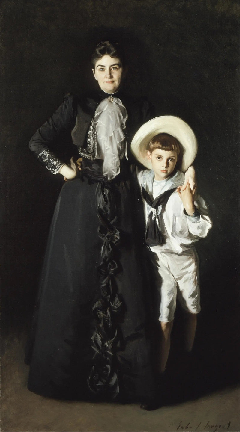 Retrato de Sra. Edward L. Davis e seu filho, Livingston Davis - John Singer Sargent