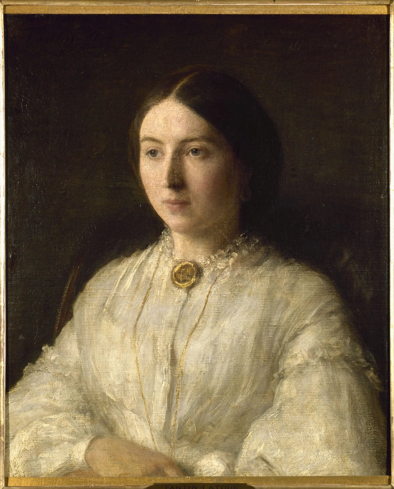 Retrato da Sra. Edwin Edwards - Henri Fantin-Latour