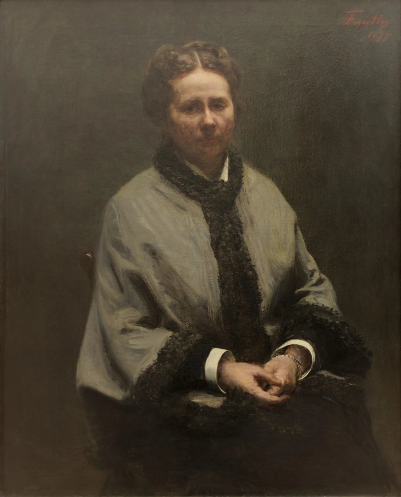 Retrato da Sra. Fantin-Latour - Henri Fantin-Latour