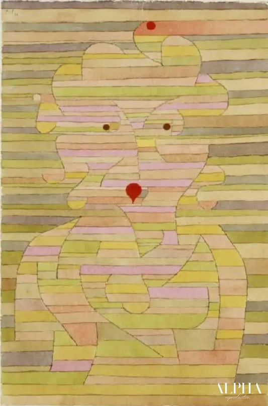 Portrait de Mme Gl. - Paul Klee - Reproductions de tableaux et peintures haut de gamme