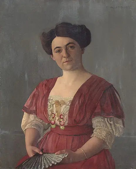 Retrato da Sra. Haasen - Félix Vallotton