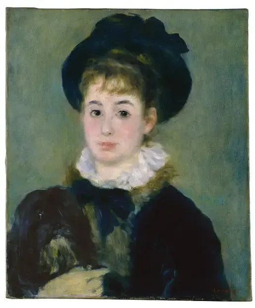 Retrato de Sra. Henriot - Pierre-Auguste Renoir