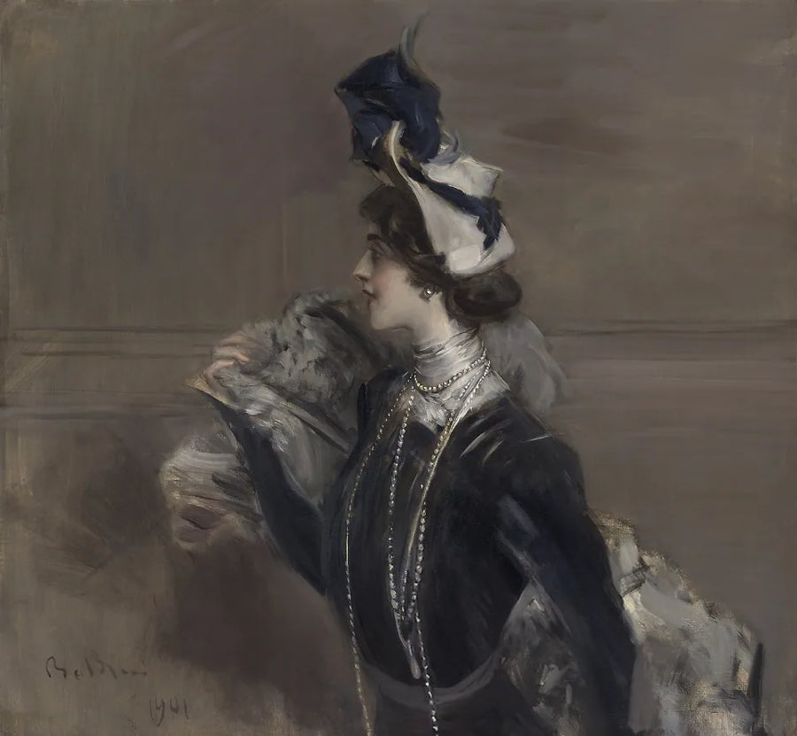 Retrato da Sra. Lina Cavalieri - Giovanni Boldini