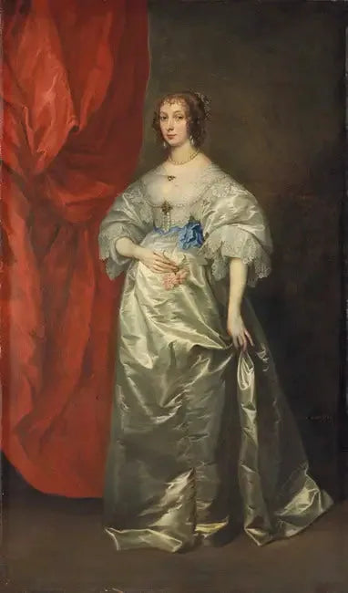 Retrato da Sra. Oliver St. John, mais tarde Lady Poulett - Antoine van Dyck