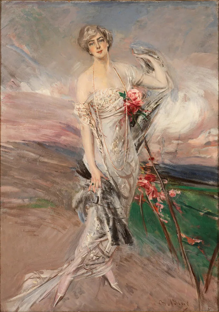 Retrato de Mme Peter Cooper Hewitt - Giovanni Boldini