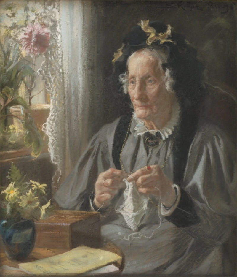 Retrato da Sra. S. A. Casse, nascida Engelbreth - Peder Severin Krøyer