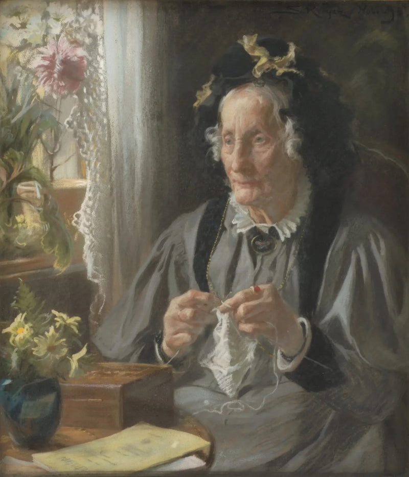 Retrato da Sra. S. A. Casse, nascida Engelbreth - Peder Severin Krøyer