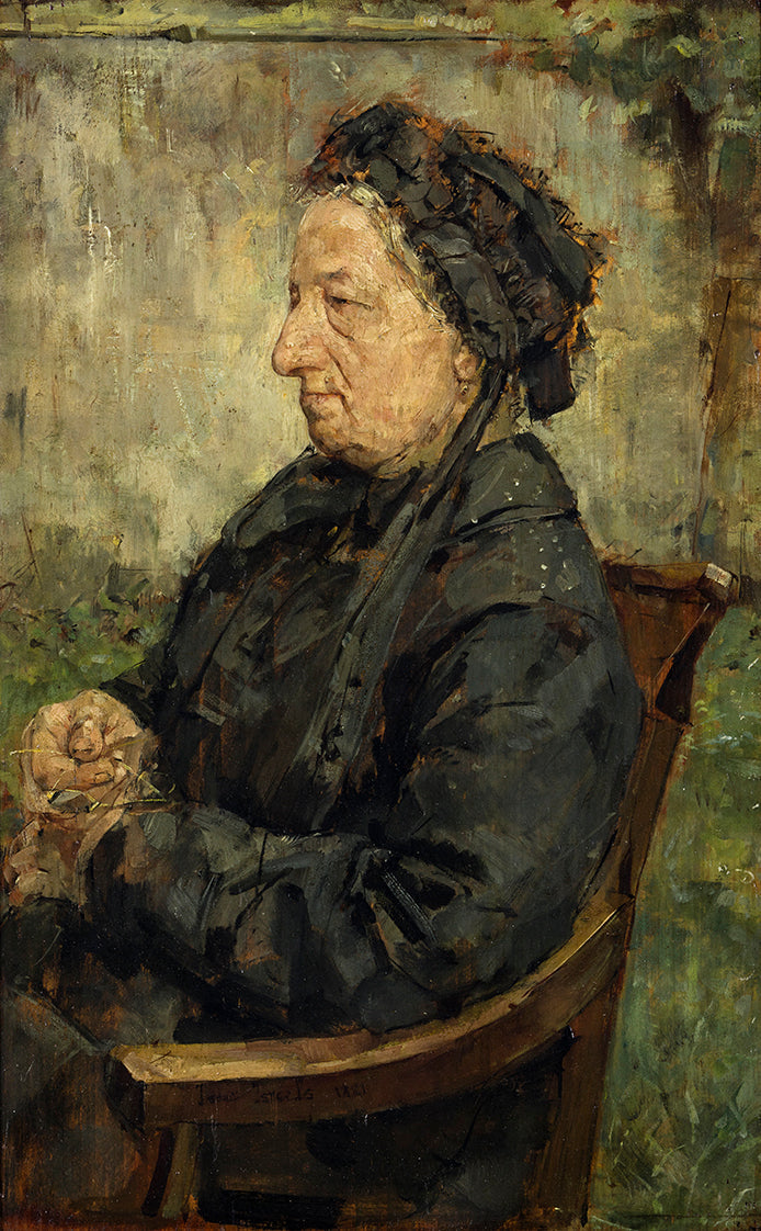 Retrato da Sra. Schaap-Hymans - Isaac Israëls