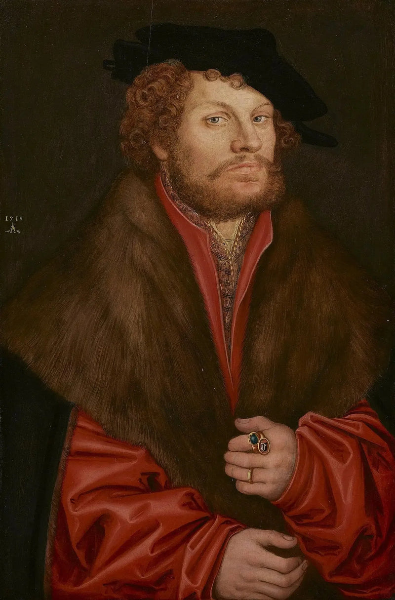 Retrato de Moritz Buchner - Lucas Cranach, o Velho