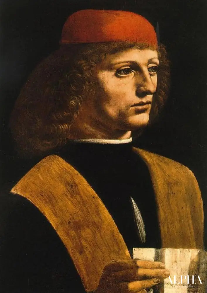 Portrait de musicien - Léonard de Vinci - Reproductions de tableaux et peintures haut de gamme