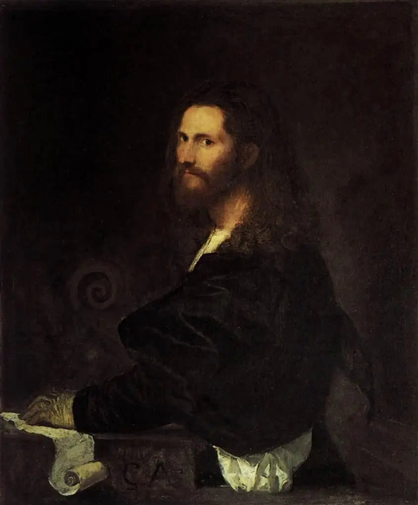 Retrato de músico - Titian
