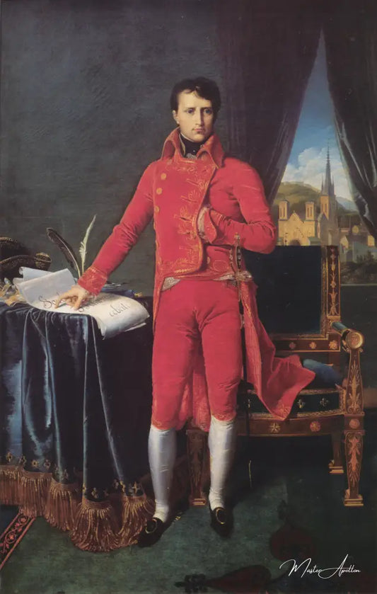 Portrait de Napoléon Bonaparte, Le premier conseil - Jean-Auguste-Dominique Ingres - Reproductions de tableaux et peintures haut de gamme