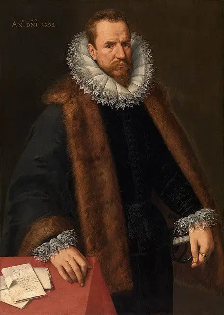 Retrato de Nicolas de Hellincx, conselheiro do rei - Frans Pourbus, o Jovem