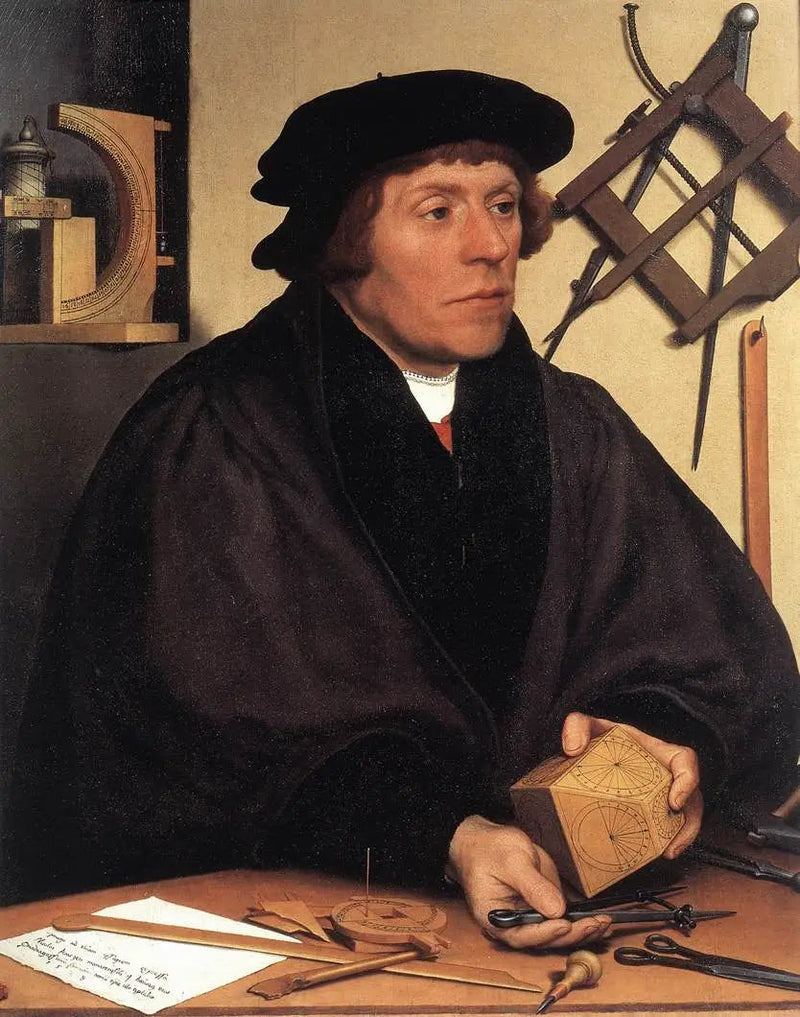 Retrato de Nicolas Kratzer - Hans Holbein, o Jovem