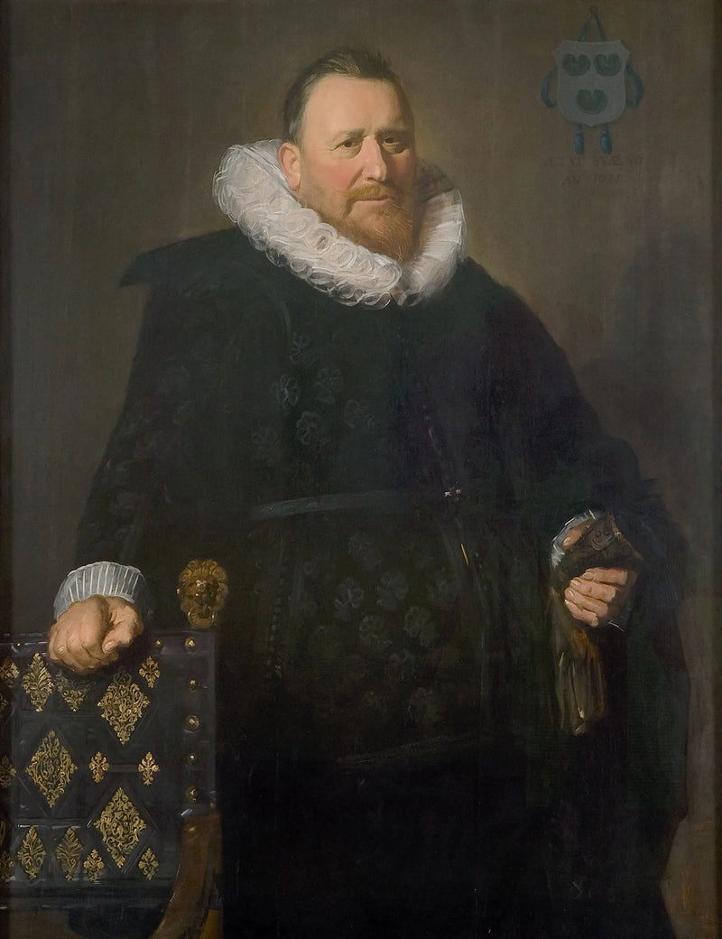Retrato de Nicolas van der Meer (1574- ) - Frans Hals