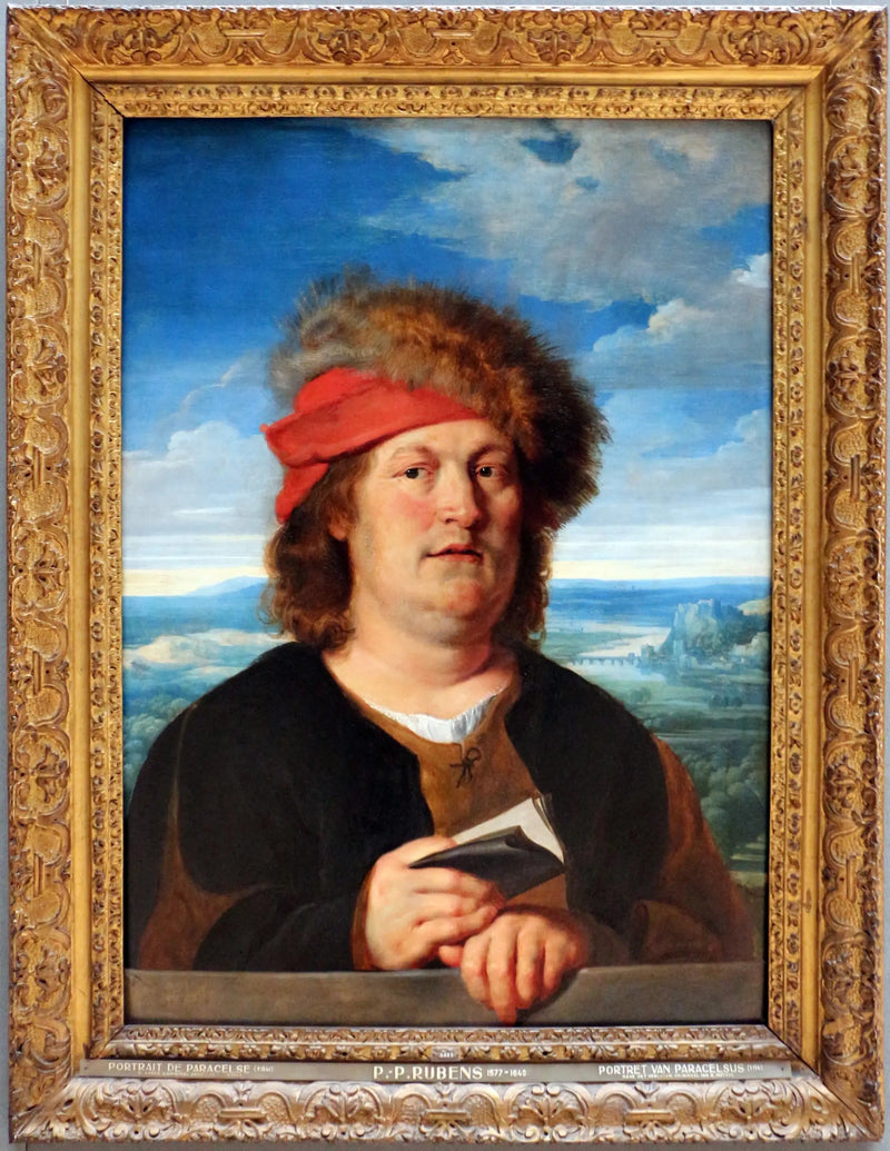 Retrato de Paracelso - Peter Paul Rubens