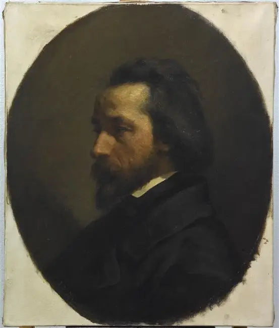 Retrato de Paul François Collot comerciante de novidades - Jean-François Millet