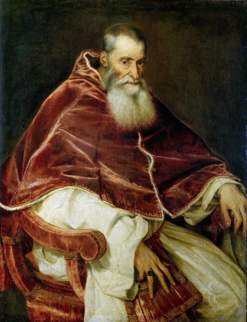 Retrato de Paulo III - Tiziano