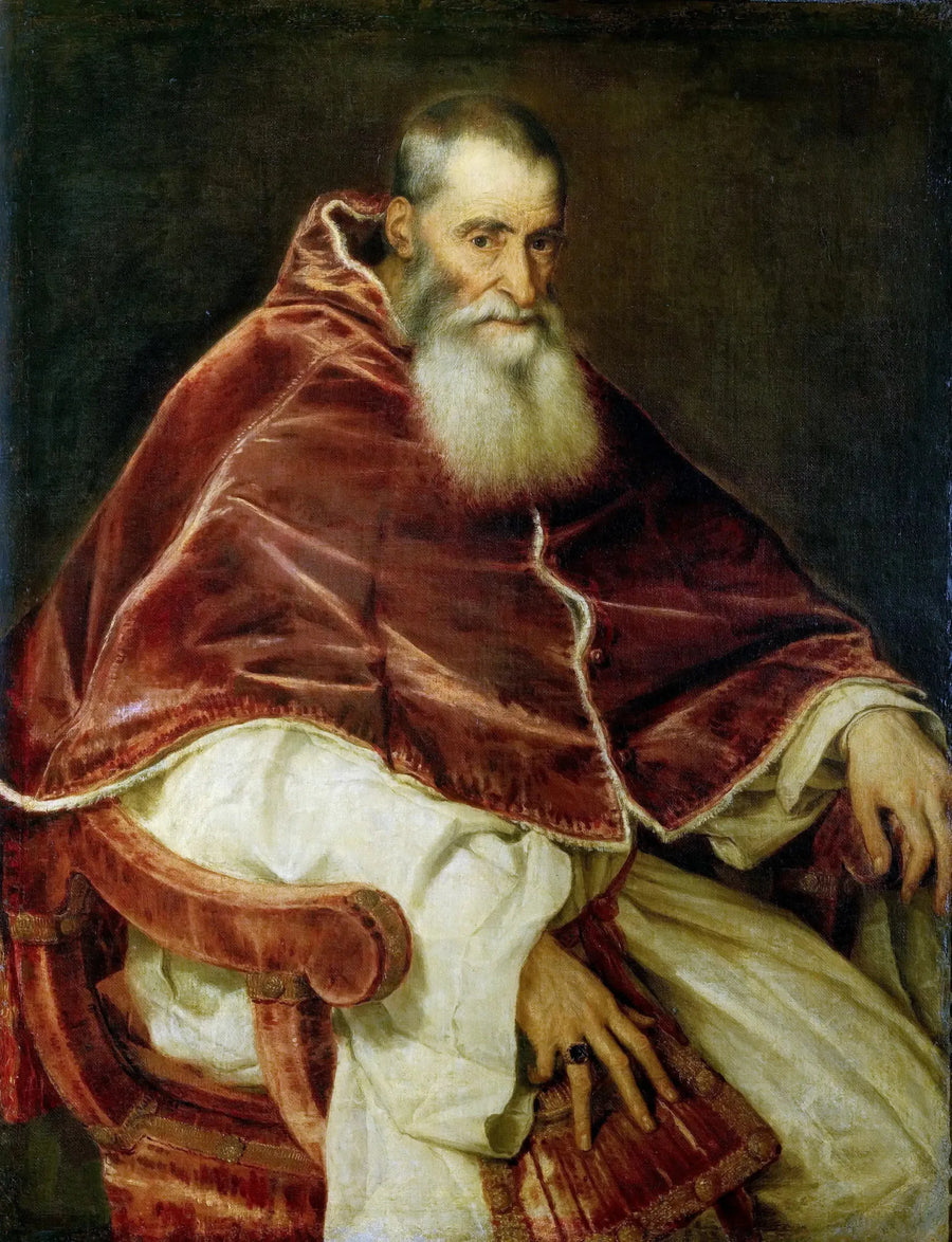 Retrato de Paulo III - Tiziano