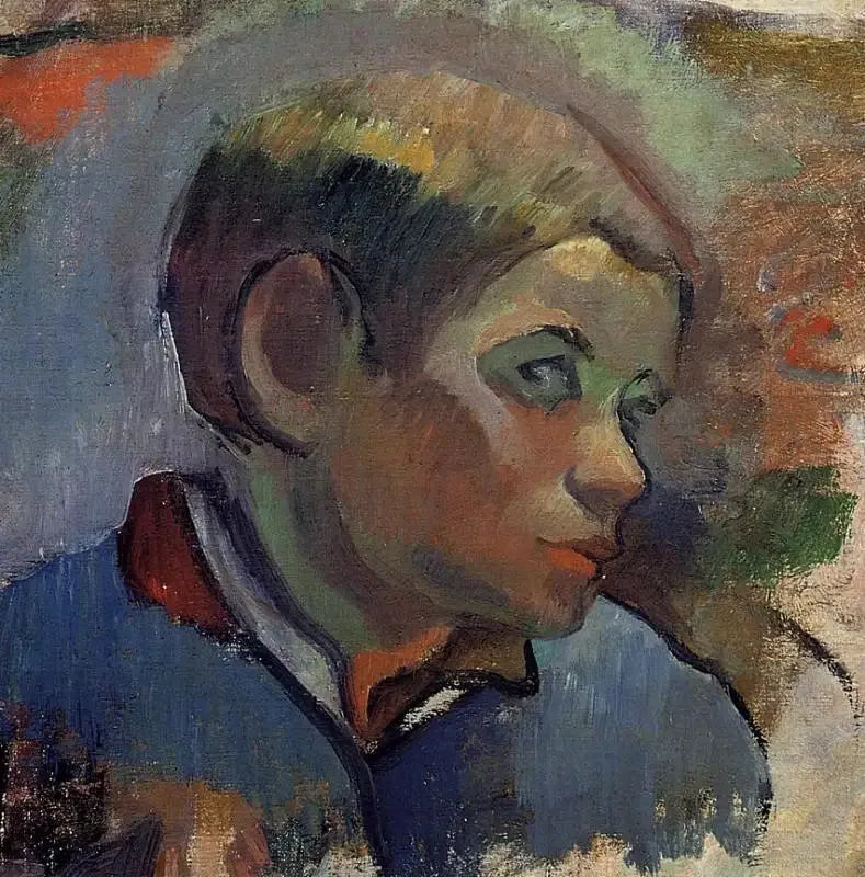 Retrato de menino - Paul Gauguin