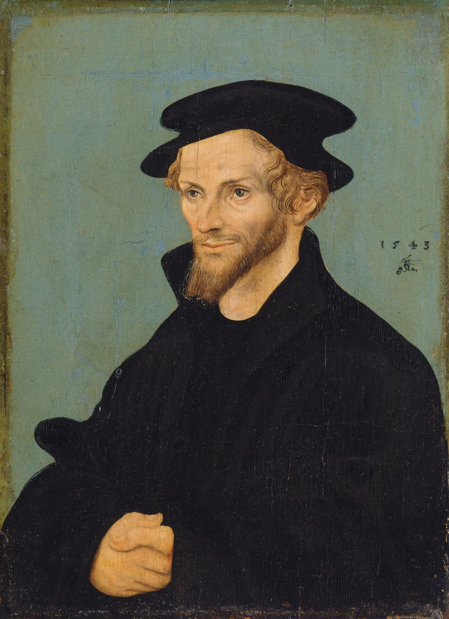 Retrato de Philipp Melanchthon - Lucas Cranach, o Velho