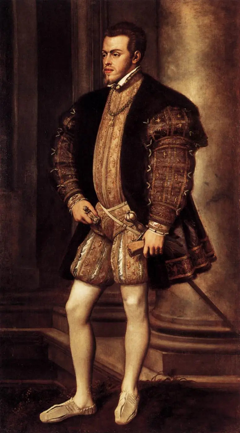 Retrato de Filipe II da Espanha - Titian